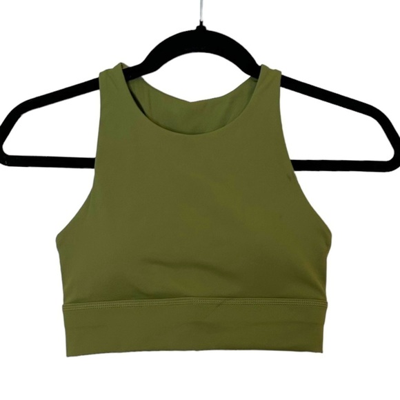 BARE Spin to Win High Neck Sports Bra- Jade Green - Picture 4 of 10